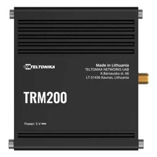 Teltonika TK-TRM200 Teltonika Módem Industrial 4G LTE Cat 4 - Conectividad fiable con respaldo 2G y 3G -