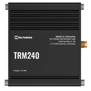 Teltonika TK-TRM240 Teltonika Módem Industrial 4G LTE Cat 1 - Conectividad fiable con respaldo 2G y 3G -