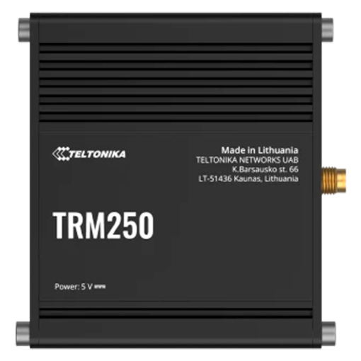 Teltonika TK-TRM250 Teltonika Módem Industrial NB-IoT / LTE-M1 - Conectividad de bajo consumo LTE Cat M1 y NB1 -