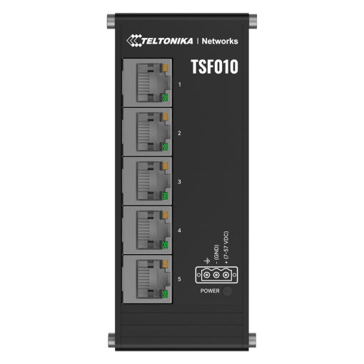 Teltonika TK-TSF010 Teltonika Switch No gestionable Industrial - 5 puertos Ethernet RJ45 Fast Ethernet -