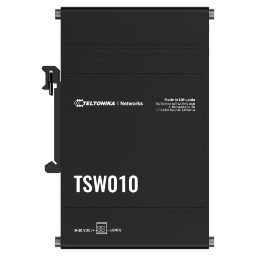 Teltonika TK-TSW010 Teltonika Switch No gestionable Industrial - 5 puertos Ethernet RJ45 Fast Ethernet -