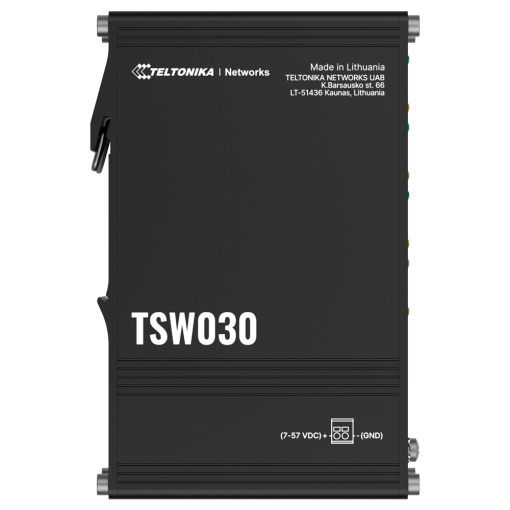 Teltonika TK-TSW030 Teltonika Switch No gestionable Industrial - 8 puertos Ethernet RJ45 Fast Ethernet -