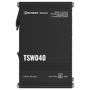 Teltonika TK-TSW040 Teltonika Switch PoE No gestionable Industrial - 8 puertos Ethernet RJ45 Fast Ethernet - 8