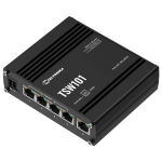 Teltonika TK-TSW101 Teltonika Switch PoE No gestionable Industrial - 5 puertos Ethernet RJ45 Gigabit - 4 Puertos