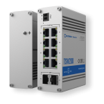 Teltonika TK-TSW200 Teltonika Switch PoE No gestionable Industrial - 8 puertos Ethernet RJ45 Gigabit +2 SFP