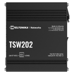 Teltonika TK-TSW202 Teltonika Managed Industrial PoE+ Switch - 10 Puertos Totales (8 PoE+ GE / 2 SFP de fibra) -