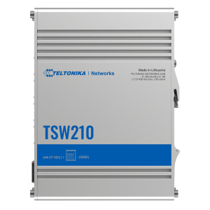 Teltonika TK-TSW210 Teltonika Switch No gestionable Industrial - 8 puertos Ethernet RJ45 Gigabit +2 SFP Gigabit -