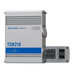 Teltonika TK-TSW210 Teltonika Switch No gestionable Industrial - 8 puertos Ethernet RJ45 Gigabit +2 SFP Gigabit -