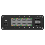 Teltonika TK-TSW212 Teltonika Managed Industrial Ethernet Switch - 10 Puertos Totales (8 GE RJ45 / 2 SFP de fibra)