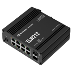 Teltonika TK-TSW212 Teltonika Managed Industrial Ethernet Switch - 10 Puertos Totales (8 GE RJ45 / 2 SFP de fibra)
