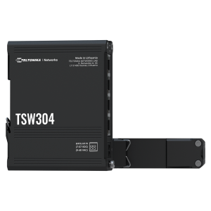 Teltonika TK-TSW304 Teltonika Switch No gestionable Industrial - 4 puertos Ethernet RJ45 Gigabit - Rugerizado