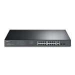 TP-Link TL-SG1218MPE Switch PoE+ Gigabit Easy Smart de 16 puertos y 2 combo SFP