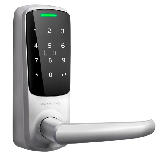Anviz UL-LATCH5-NFC Cerradura inteligente Anviz Ultraloq - NFC, MF, PIN y App - 50 usuarios | WiFi y Bluetooth -