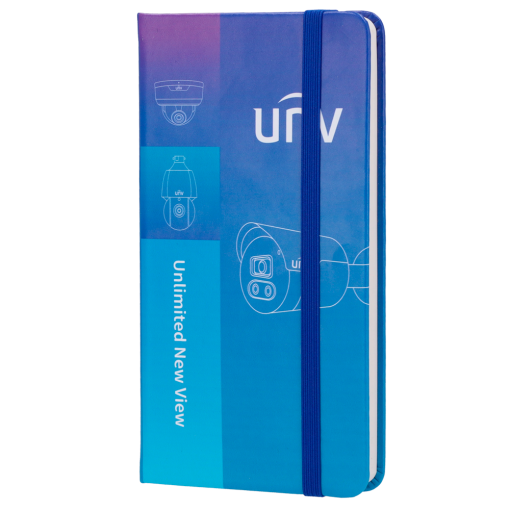 Uniview UV-AGENDA Uniview - Agenda - Encuadernación resistente - Marcapáginas