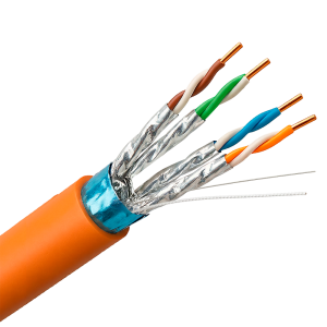 Uniview UV-FTP6A-300-BC23AWG-DCA-R-O Uniview cable FTP categoría 6A - Conductor OFC,100% cobre - Diámetro 23 AWG-0,57mm -