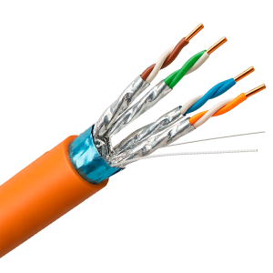 Uniview UV-F/FTP6A-500-BC23AWG-DCA-R-O Uniview cable F/FTP categoría 6A - Conductor OFC,100% cobre - Diámetro 23 AWG-0,57mm -