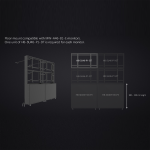 Uniview UV-HB-SU46-P1-DT Soporte modular videowall - Compatible con UV-MW-A46-B1-E - Compatible con UV-HB-SD46H100-P3