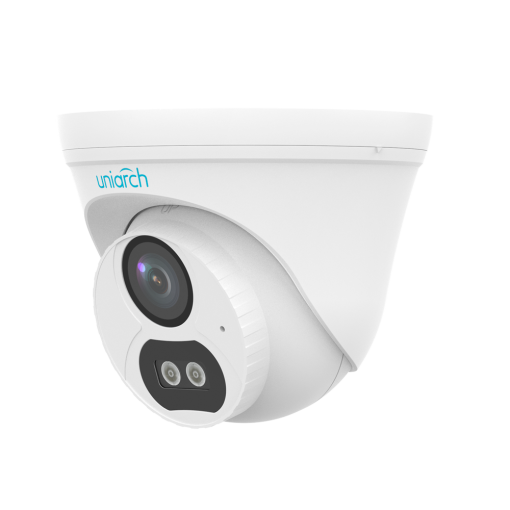 Uniarch UV-IPC-T132-AF28-DL-ECO Cámara Turret IP Uniview-Uniarch - 2 MP | Lente 2.8 mm - IR 30 m | Luz blanca 15 m | DWRD -