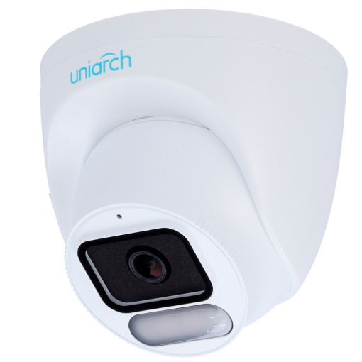 Uniarch UV-IPC-T242-ADF28K-WP Cámara IP Turret | Uniarch - 2 MP | Lente 2.8 mm | microSD 512 GB - Luz blanca 30 m | WDR 120