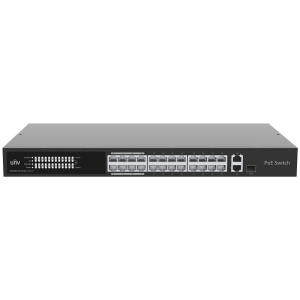Uniview UV-NSW3000-24T1GT1GC-LPOE-IN Uniview Switch Cloud Managed PoE L2 - 24 Puertos PoE 10/100M + 2 Uplinks Gigabit - Un puerto