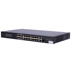 Uniview UV-NSW3000-24T1GT1GC-POE-IN Uniview Switch Cloud Managed PoE L2 - 24 Puertos PoE 10/100M + 2 Uplinks Gigabit - Un puerto