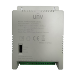 Uniview UV-PWR-DC1205-C8-EU Fuente de alimentación multicanal Uniview - 8 canales - Salida 12VDC 5A (1A / canal) / 60W -