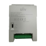 Uniview UV-PWR-DC1208-C16-EU Fuente de alimentación multicanal Uniview - 16 canales - Salida 12VDC 8A (0.5A / canal) / 96W