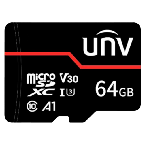 Uniview UV-TF-64G-MT Tarjeta microSD Uniview - Capacidad 64 GB - Clase 10 | Velocidad R/W: 95/70 MB/s - Ciclos E/P: