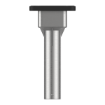 Uniview UV-TR-CE45-S-IN Soporte techo - Altura 311.5 mm | Base 154 x 206 mm - Apto para uso en exterior - Color gris -