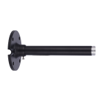 Uniview UV-TR-CM24-IN-BLACK Soporte de techo - Para domos motorizadas - Apto para uso en exterior - Color negro | 223 mm