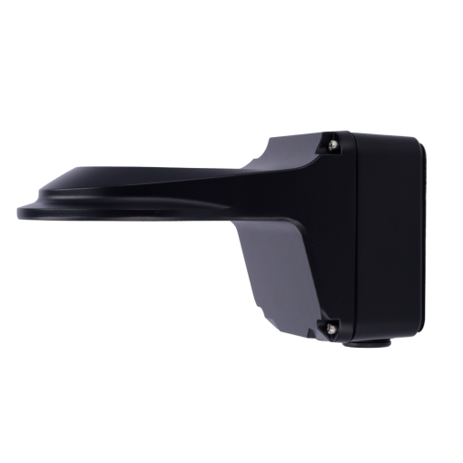 Uniview UV-TR-JB07/WM03-F-IN-V2-BLACK Soporte de pared - Caja de conexiones - Apto para uso en exterior - Color Negro | 128.mm(Al) x