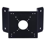 Uniview UV-TR-UC08-C-BLACK Soporte de esquina - Para cámaras Bullet y domo - Apto para uso en exterior - Color negro -
