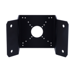 Uniview UV-TR-UC08-C-BLACK Soporte de esquina - Para cámaras Bullet y domo - Apto para uso en exterior - Color negro -