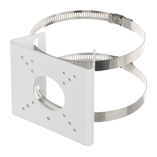 Uniview UV-TR-UP06-B-IN Soporte para mástiles - Para cámaras bullet - Apto para uso exterior - Rango diámetro 55~127