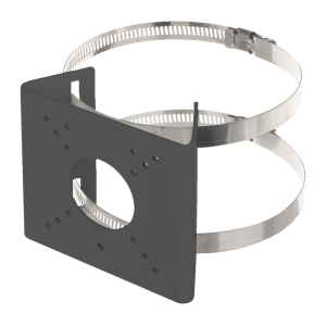 Uniview UV-TR-UP06-B-IN-BLACK Soporte para mástiles - Para cámaras bullet - Apto para uso exterior - Rango diámetro 55~127