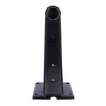 Uniview UV-TR-WE45-A-IN-BLACK Soporte de pared - Para domos motorizados - Apto para uso en exterior - Color Negro - Pasador