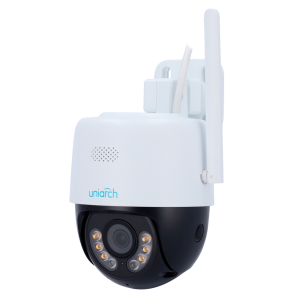 Uniarch UV-UHO-P1A-M5F4D Cámara IP PTl WiFi Uniarch - 5 MP | Lente 4.0 mm | microSD 256 GB - IR 30 m | Luz blanca 10 m