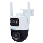 Uniarch UV-UHO-P2S-M55F34 Cámara IP WiFi Uniarch | 5MP - Doble lente 2.8 mm panorámica y 4 mm PTZ - IR 30m | Luz blanca