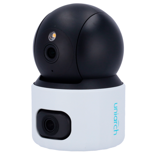 Uniarch UV-UHO-S3S-M33D Cámara IP WiFi Uniarch Panda serie S - 3 MP | 2 x 4 mm | microSD 512 GB - IR 10 m | Luz blanca