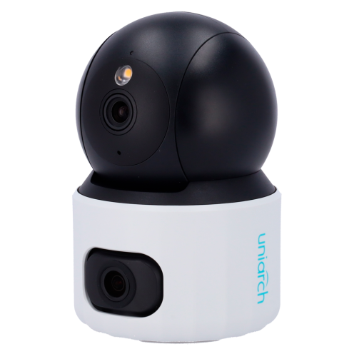 Uniarch UV-UHO-S3S-M33F36D Cámara IP WiFi Uniarch Panda serie S - 3 MP | 2.8 mm + 6 mm | microSD 512 GB - IR 10 m | Luz