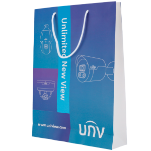 Uniview UV-UNI-BAG Uniarch - Bolsa - Cartón laminado - Color azul/blanco