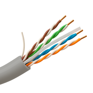 Uniview UV-UTP6-300-BC24AWG-DCA-B-W Uniview cable UTP categoría 6 - Conductor OFC,100% cobre - Diámetro 24 AWG-0,50mm -