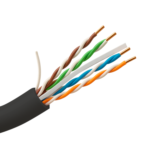 Uniview UV-UTP6-305-BC-OUTDOOR Cable UTP rígido de exterior - Categoría 6 - Cumple con 90m Fluke test - Conductor OFC, pureza