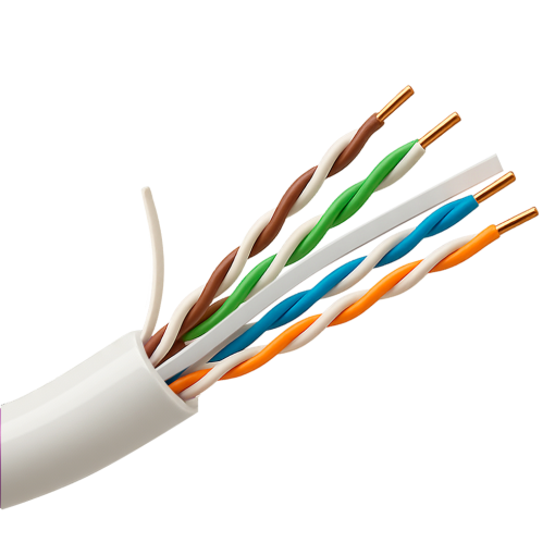 Uniview UV-UTP6-500-BC24AWG-DCA-R-W Uniview cable UTP categoría 6 - Conductor OFC,100% cobre - Diámetro 24 AWG-0,53mm -