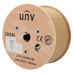 Uniview UV-UTP6A-300-BC23AWG-DCA-R-W Uniview cable UTP Categoría 6A - Conductor OFC,100% cobre - Diámetro 23 AWG-0,55mm -