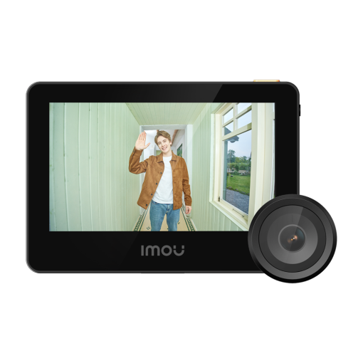 Imou VD1-5M0S-IMOU Mirilla Inteligente AOV VD1 5MP - Wifi 6 Dual / 4800mAh - Lente 3.6mm / Pantalla 4,3" -