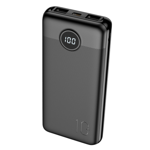 Veger VG-W1105PD VEGER Mini Power bank con pantalla LCDCapacidad 10000mAhEntradas USB-C, Micro USBSalidas