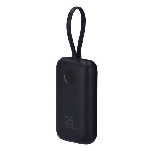 Veger VG-W1188 VEGER Mini Power Bank con pantalla LCDCapacidad 10000mAhEntradas USB-C, Cable USB-CSalidas