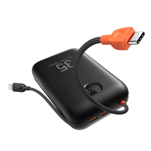 Veger VG-W3018 Veger Power Bank Capacidad 30000mAhEntradas USB-C y Cable USB-CSalidas USB-C, USB-A y cables