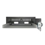 OLLé VR-120E Caja fuerte para DVR - Específico para CCTV - Para DVR de 1,5/2U rack - Cerradura electrónica